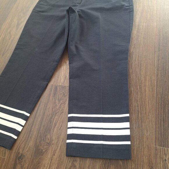 💙 Talbots Curvy Ankle Pants Cotton Size 8 - Picture 5 of 8